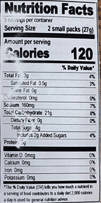 Bin Bin Rice Crackers Spicy Seaweed 135g - A&E Foodstore