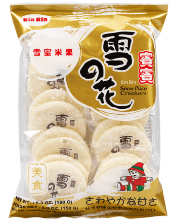 Bin Bin Snow Rice Cracker - 150g - A&E Foodstore