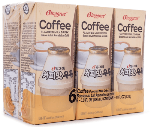 Binggrae Coffee Flavored Milk Drink 200mlx6 1 each - A&E Foodstore