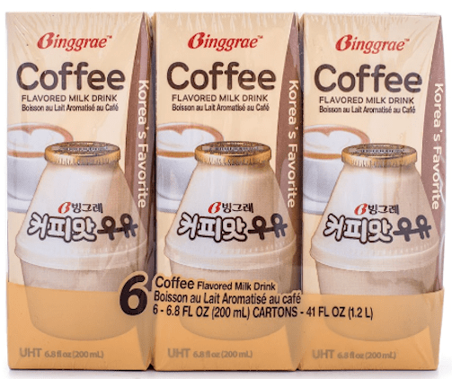 Binggrae Coffee Flavored Milk Drink 200mlx6 1 each - A&E Foodstore