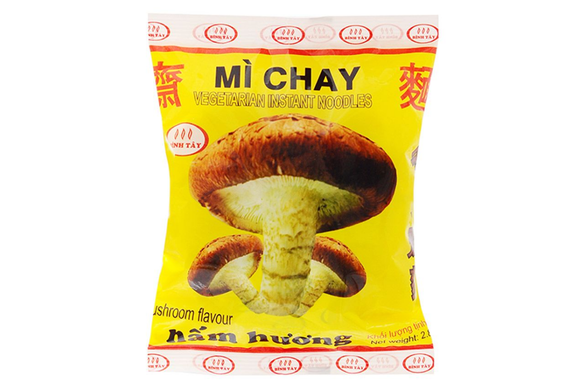 BINH TAY Mushroom Flavour Vegetarian Instant Noodles - A&E Foodstore