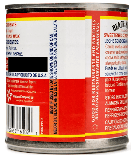 Black & White Sweetened Condensed Milk 14 oz - A&E Foodstore