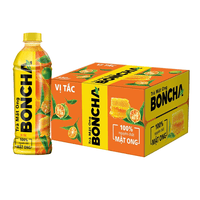 [BONCHA] Honey Green Tea Kumquat Flavor - 450 ml - A&E Foodstore