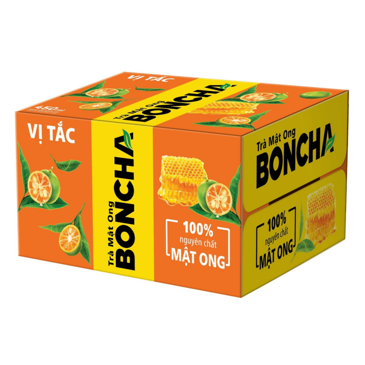 [BONCHA] Honey Green Tea Kumquat Flavor - 450 ml - A&E Foodstore