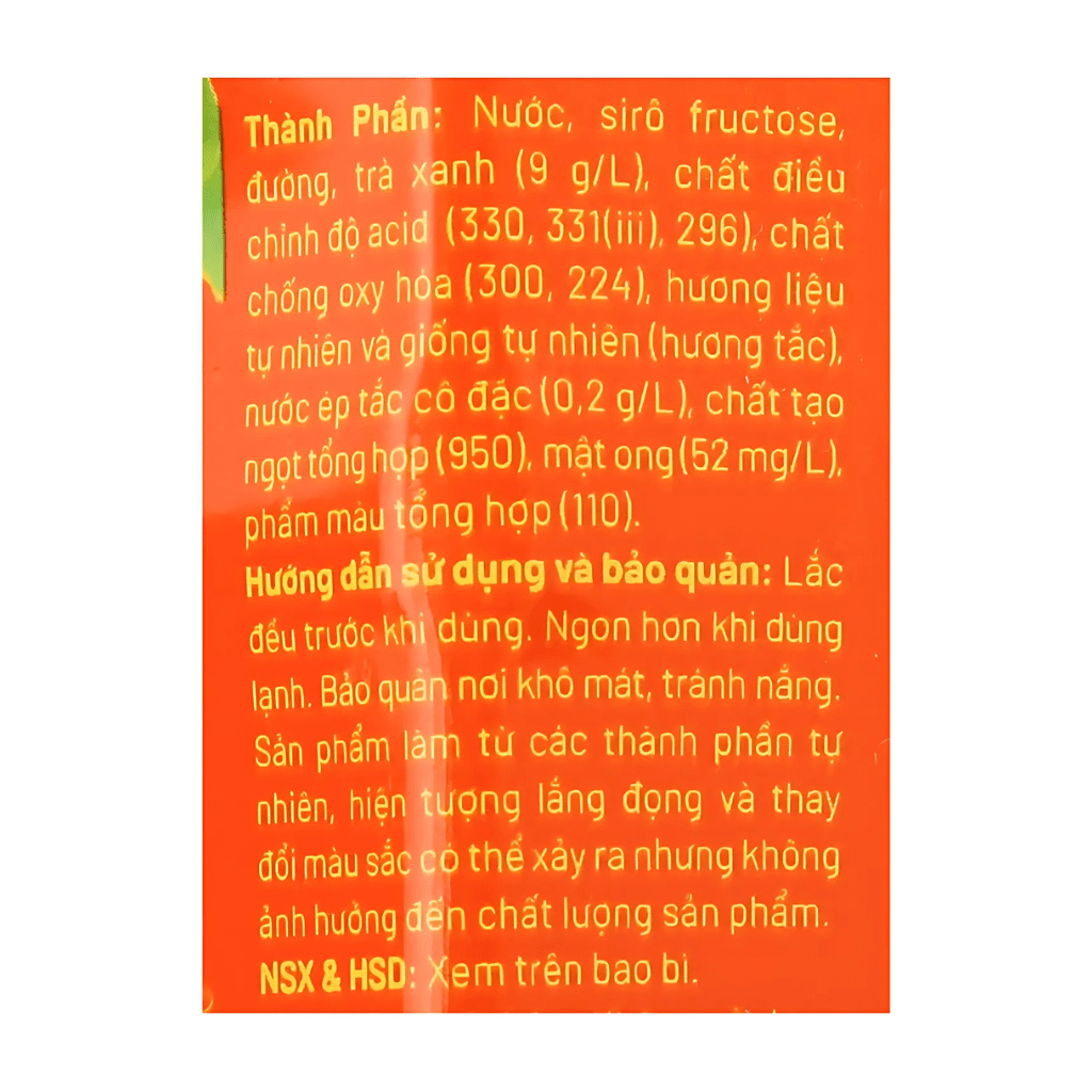 [BONCHA] Honey Green Tea Kumquat Flavor - 450 ml - A&E Foodstore