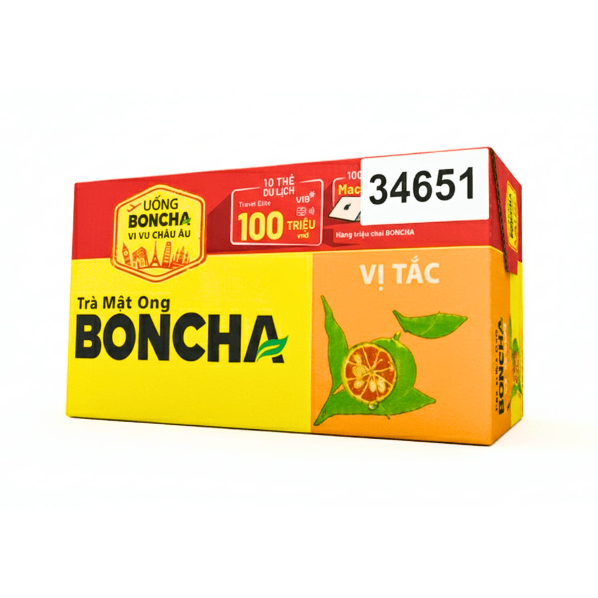 [BONCHA] Honey Green Tea Kumquat Flavor - 450 ml - A&E Foodstore
