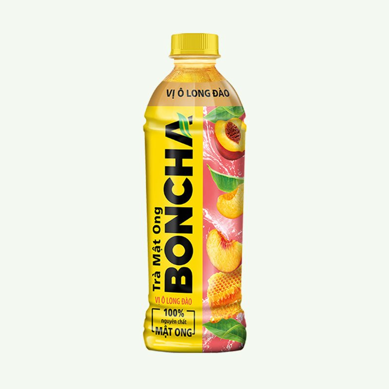 [BONCHA] Honey Peach Oolong Tea - 450 ml - A&E Foodstore