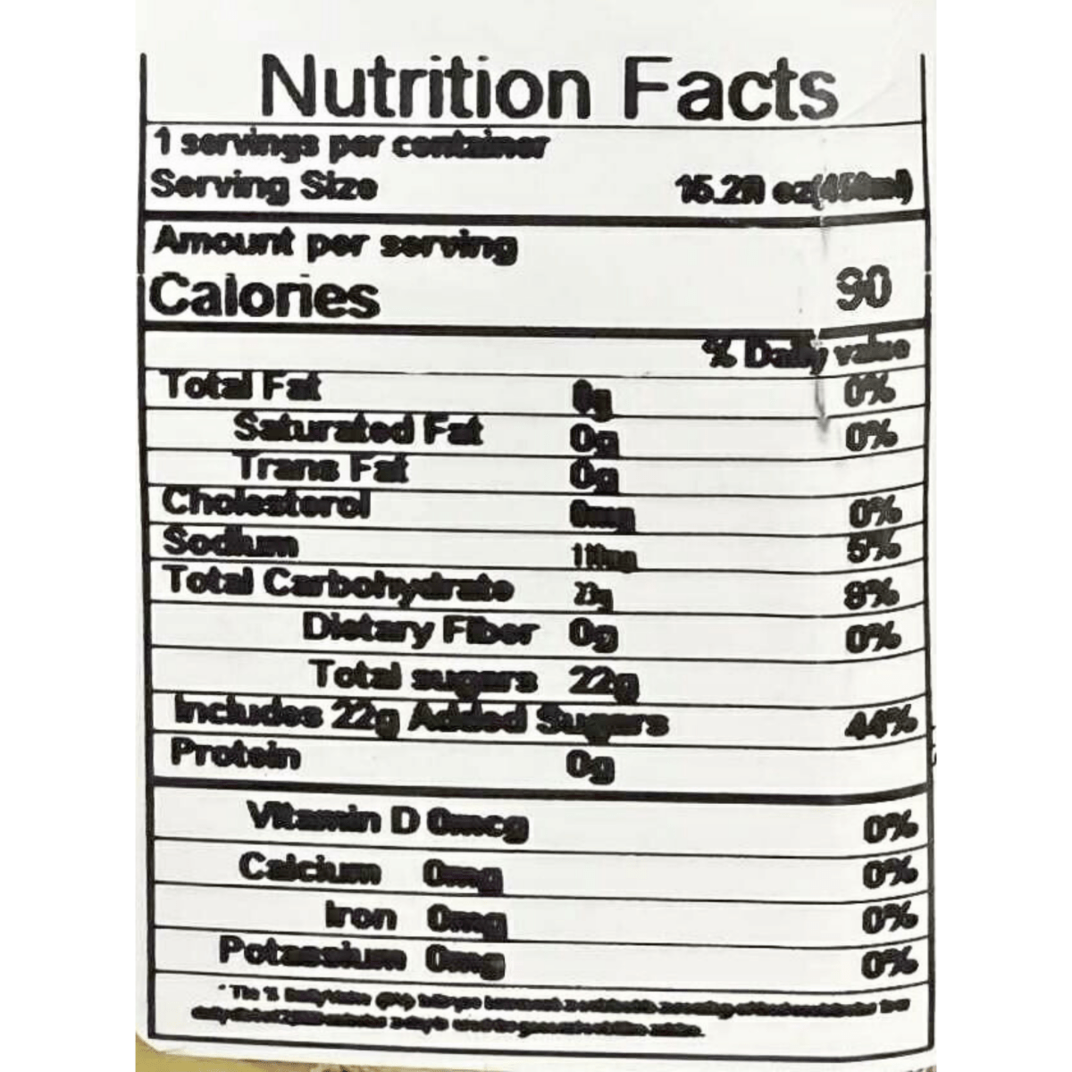 [BONCHA] Honey Peach Oolong Tea - 450 ml - A&E Foodstore