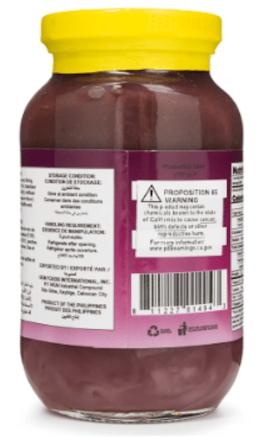Buenas Ube Macapuno String 12 oz - A&E Foodstore