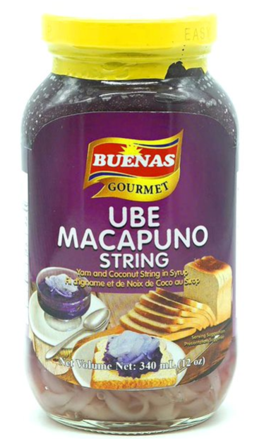 Buenas Ube Macapuno String 12 oz - A&E Foodstore