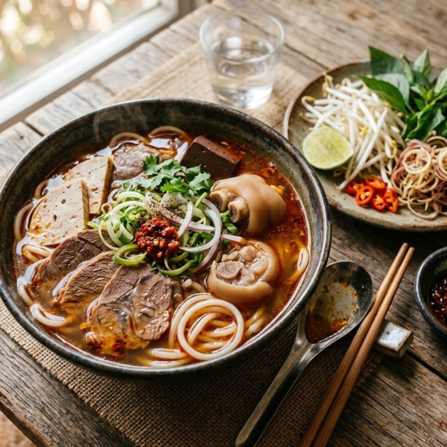 Bún Bò Huế Kit - Authentic Hue Spicy Beef Noodle Soup - A&E Foodstore