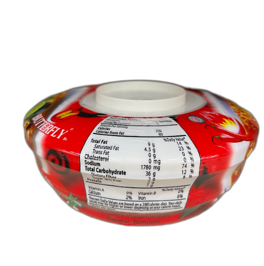 Butterfly Tom yum Bowl 65g - A&E Foodstore