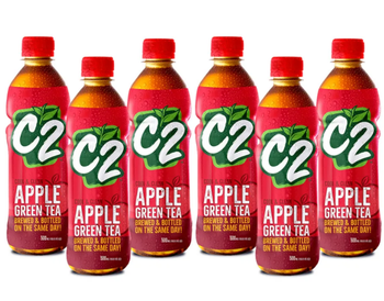 C2 Apple Green Tea 500 ml - A&E Foodstore