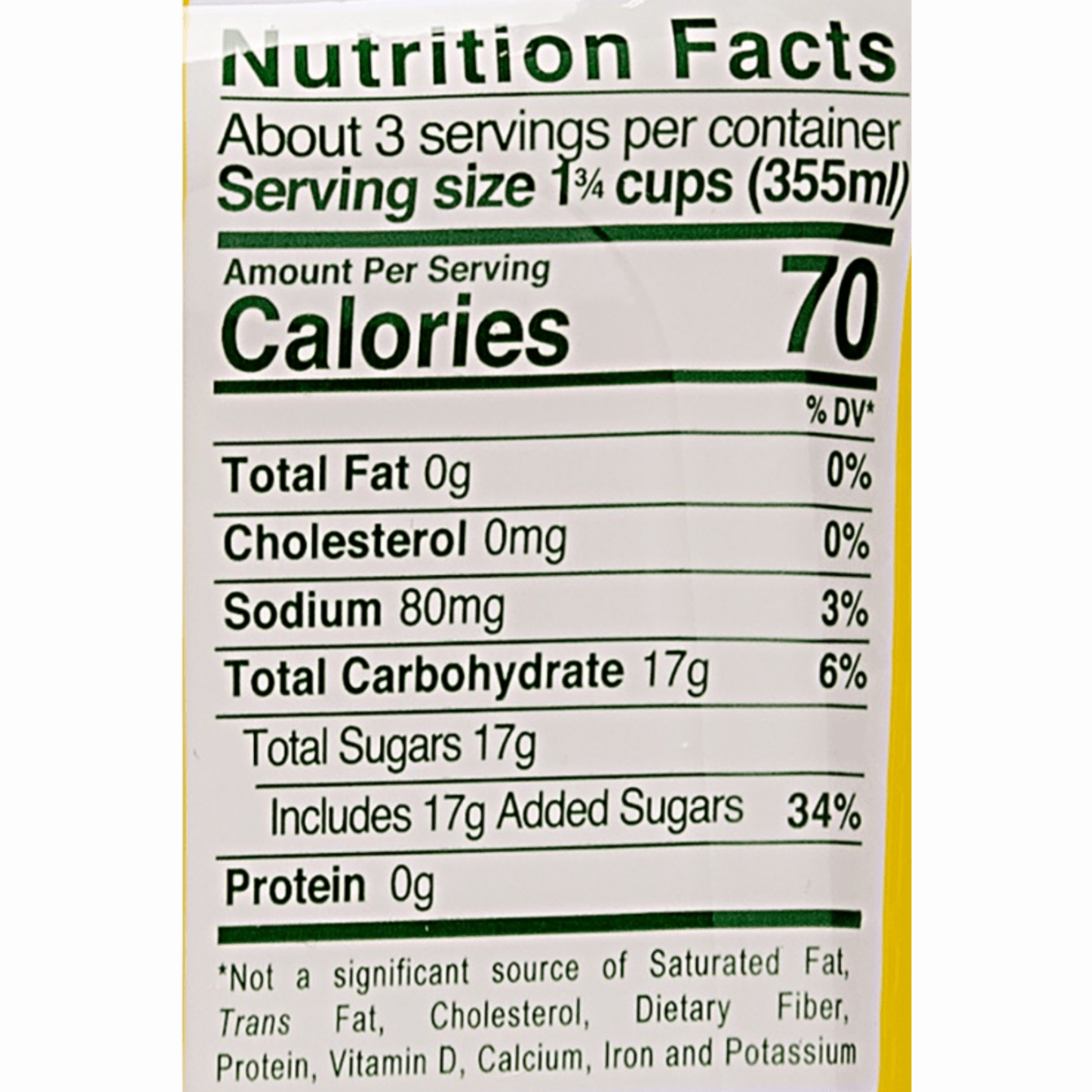 [C2] Green Tea Lemon - 1L - A&E Foodstore