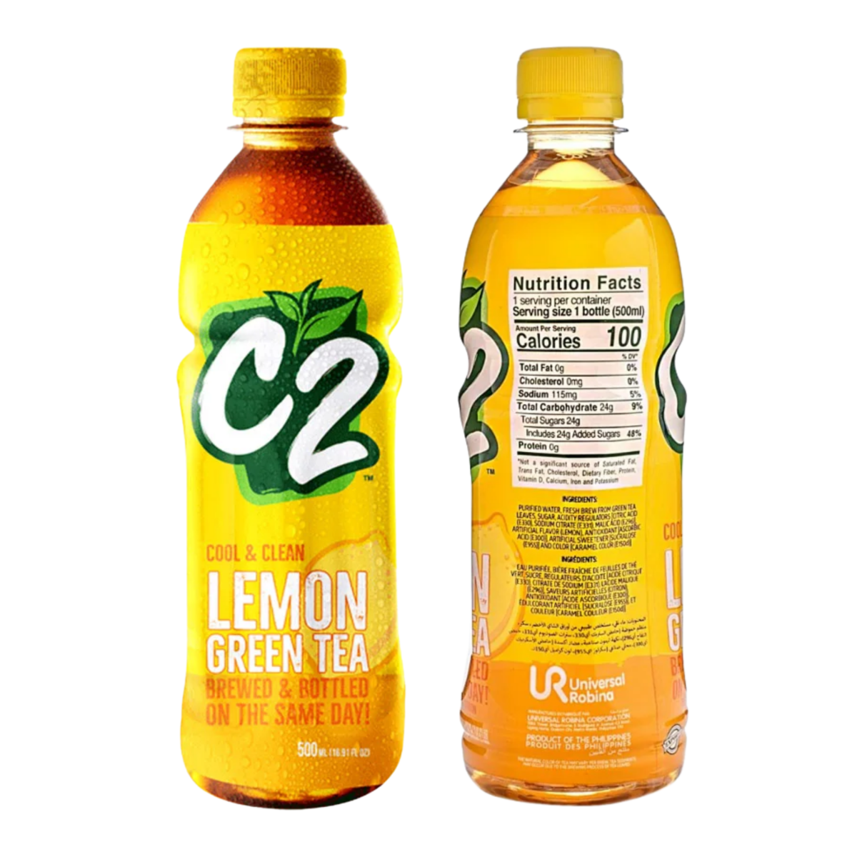 C2 Lemon Tea C2 Lemon Green Tea 500ml | Tra Xanh C2 Chanh – A&E Foodstore