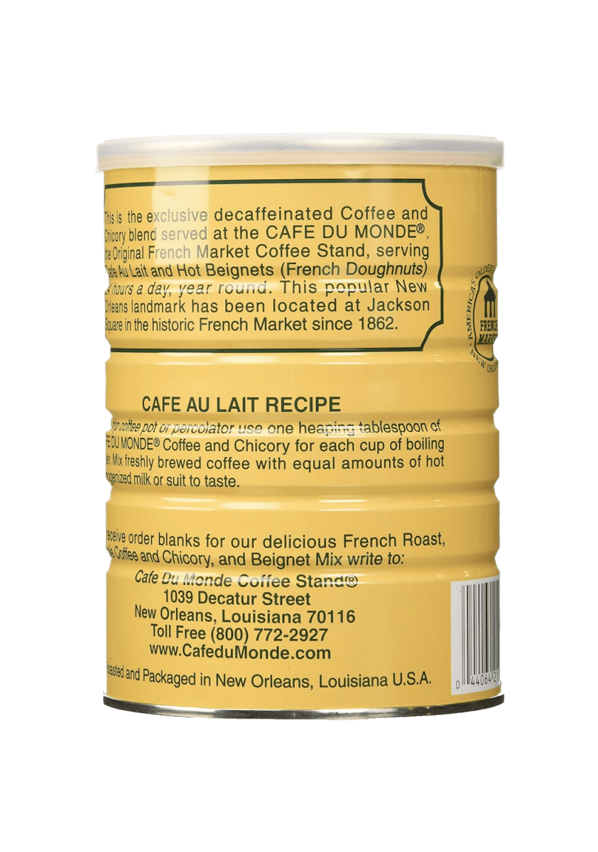 Cafe du Monde Coffee and Chicory Decaf 13oz - A&E Foodstore