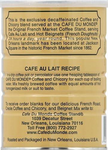 Cafe du Monde Coffee and Chicory Decaf 13oz - A&E Foodstore