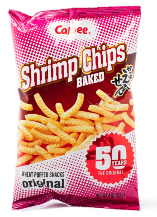 Calbee Shrimp Chips Baked 4oz - A&E Foodstore