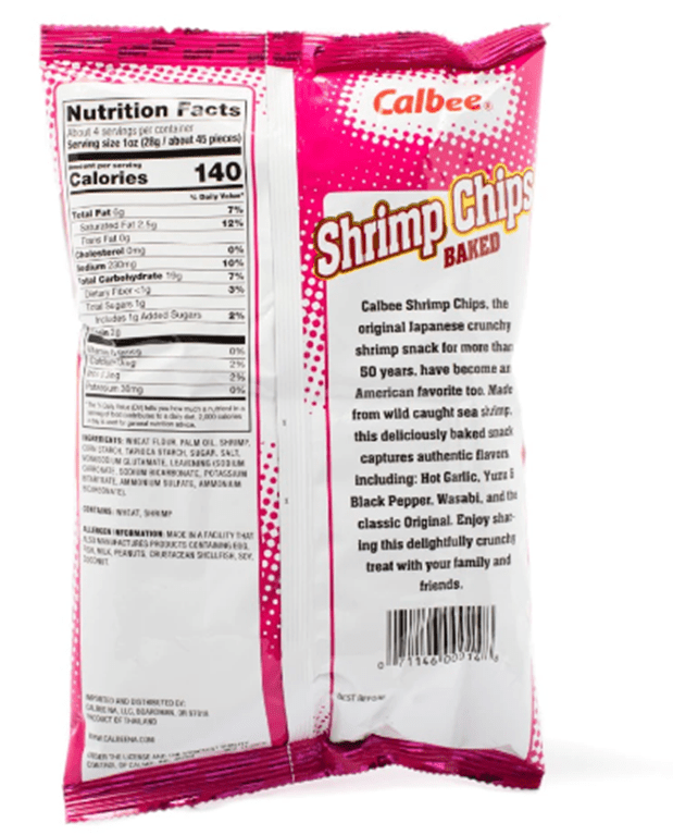 Calbee Shrimp Chips Baked 4oz - A&E Foodstore