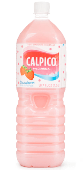 Calpico Non - Carbonated Soft Drink, Strawberry Flavor 50.7 oz - A&E Foodstore
