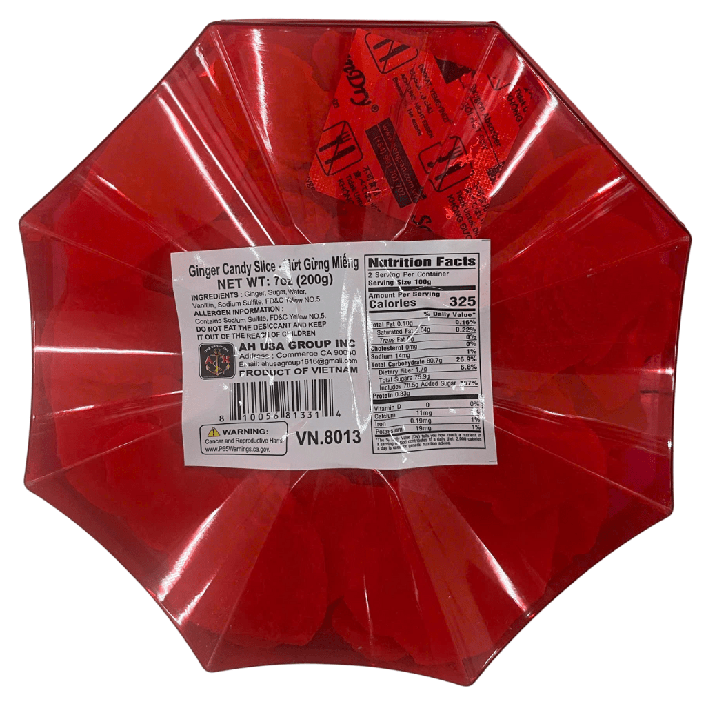 Caravelle Ginger Candy Slice 200g - A&E Foodstore