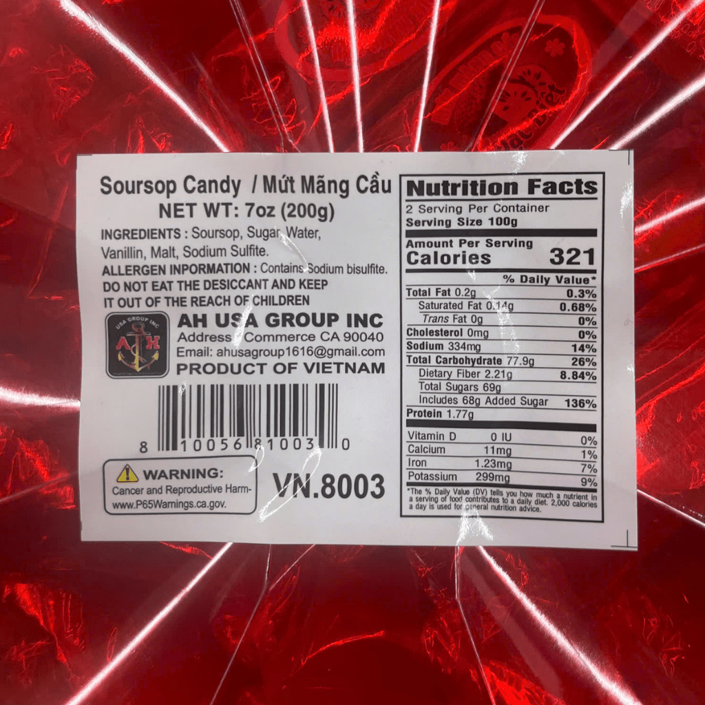 Caravelle Soursop Candy 200g - A&E Foodstore