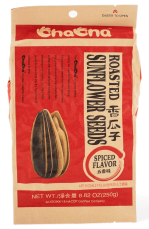 ChaCha Roasted Spiced Flavor Sunflower Seeds 250 g - A&E Foodstore