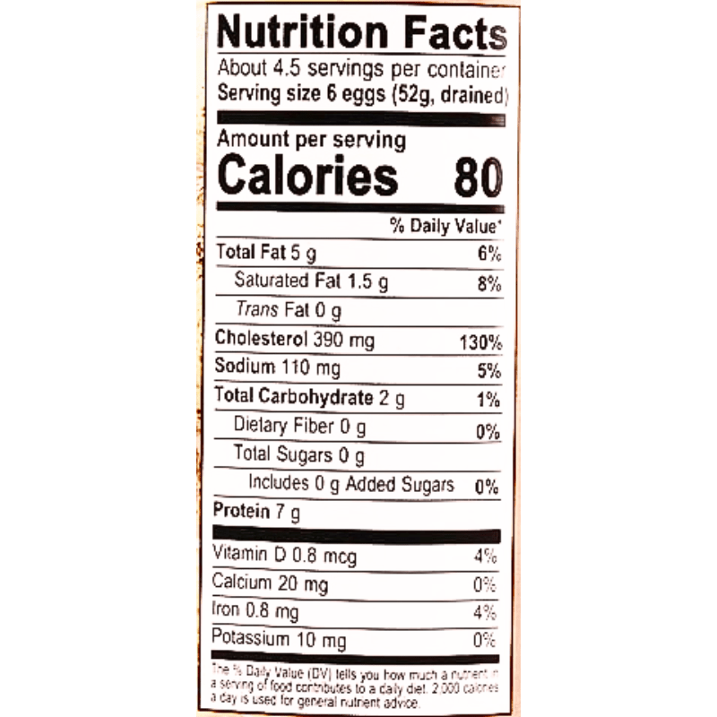 CHAOKOH Quail Eggs In Brine 15oz - A&E Foodstore