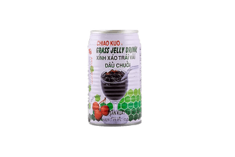 Chiao Kuo Grass Jelly With Lychee Drink 320g