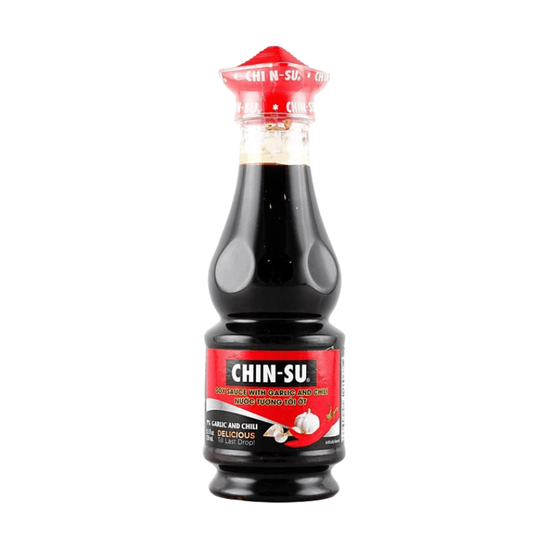 Chin-Su Soy Sauce Garlic Chili 250ml | Nuoc Tuong – A&E Foodstore