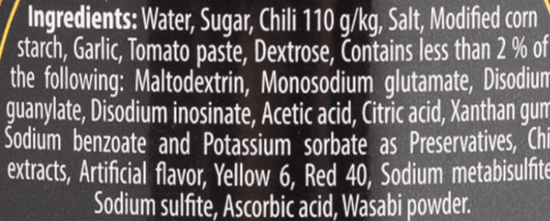 [CHINSU] Chili Sauce - A&E Foodstore