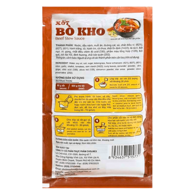 [Cholimex] Beef Stew Sauce - 90g - A&E Foodstore