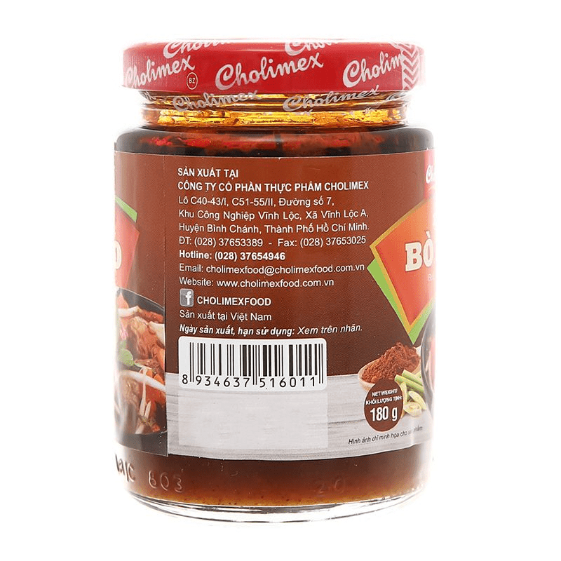 Cholimex Braised Beef Sauce 180g - A&E Foodstore