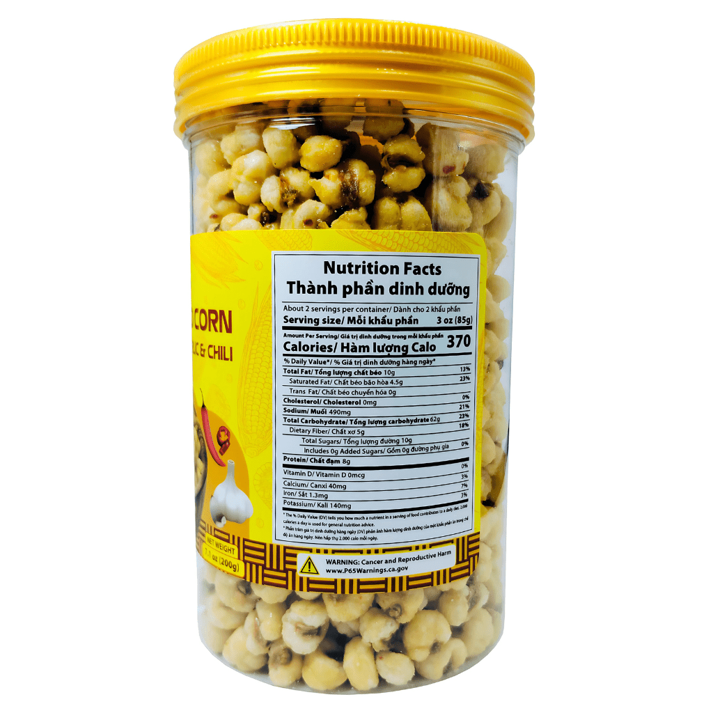 Chuon Chuon Crispy Roasted Corn With Garlic & Chili 7.1oz - A&E Foodstore