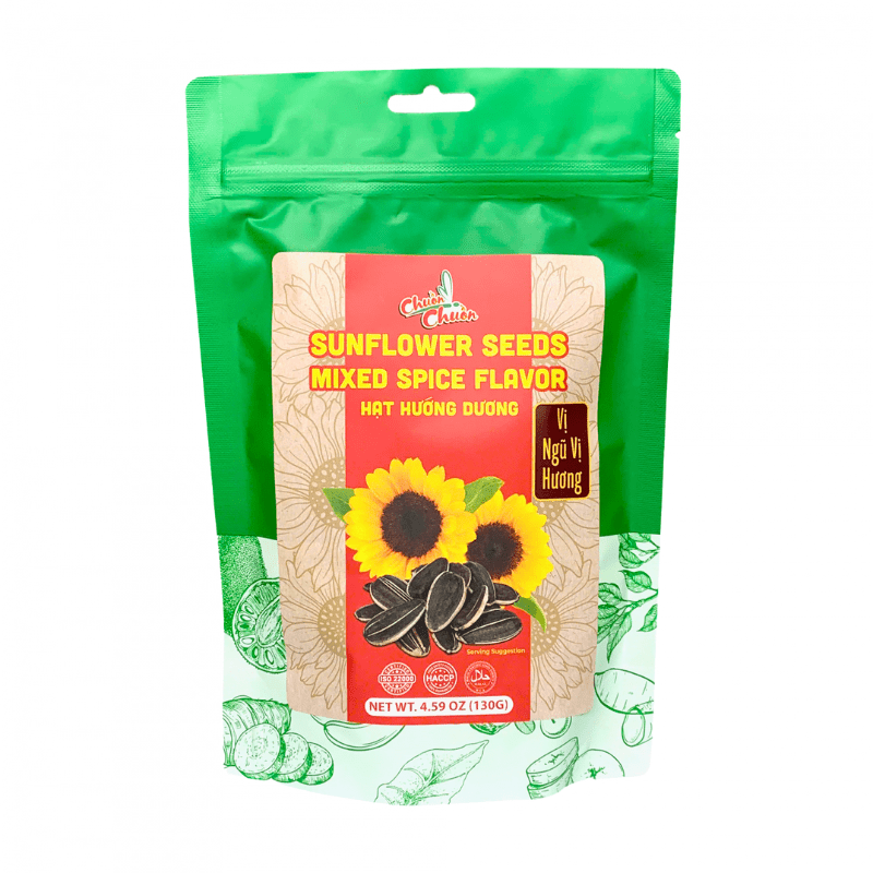 Chuon Chuon Sunflower Seeds Mixed Spice 130g - A&E Foodstore