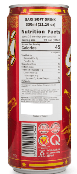 Chuong Duong Sarsi ( Sa xi) 330 ml - A&E Foodstore