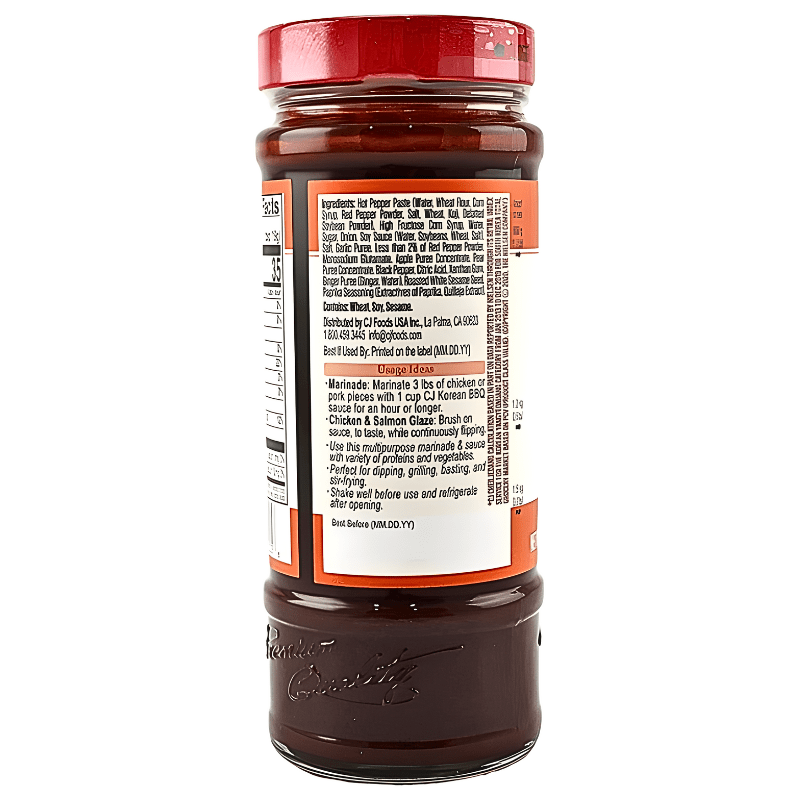 CJ BBQ Original Sauce Hot & Spicy Marinade 500g - A&E Foodstore