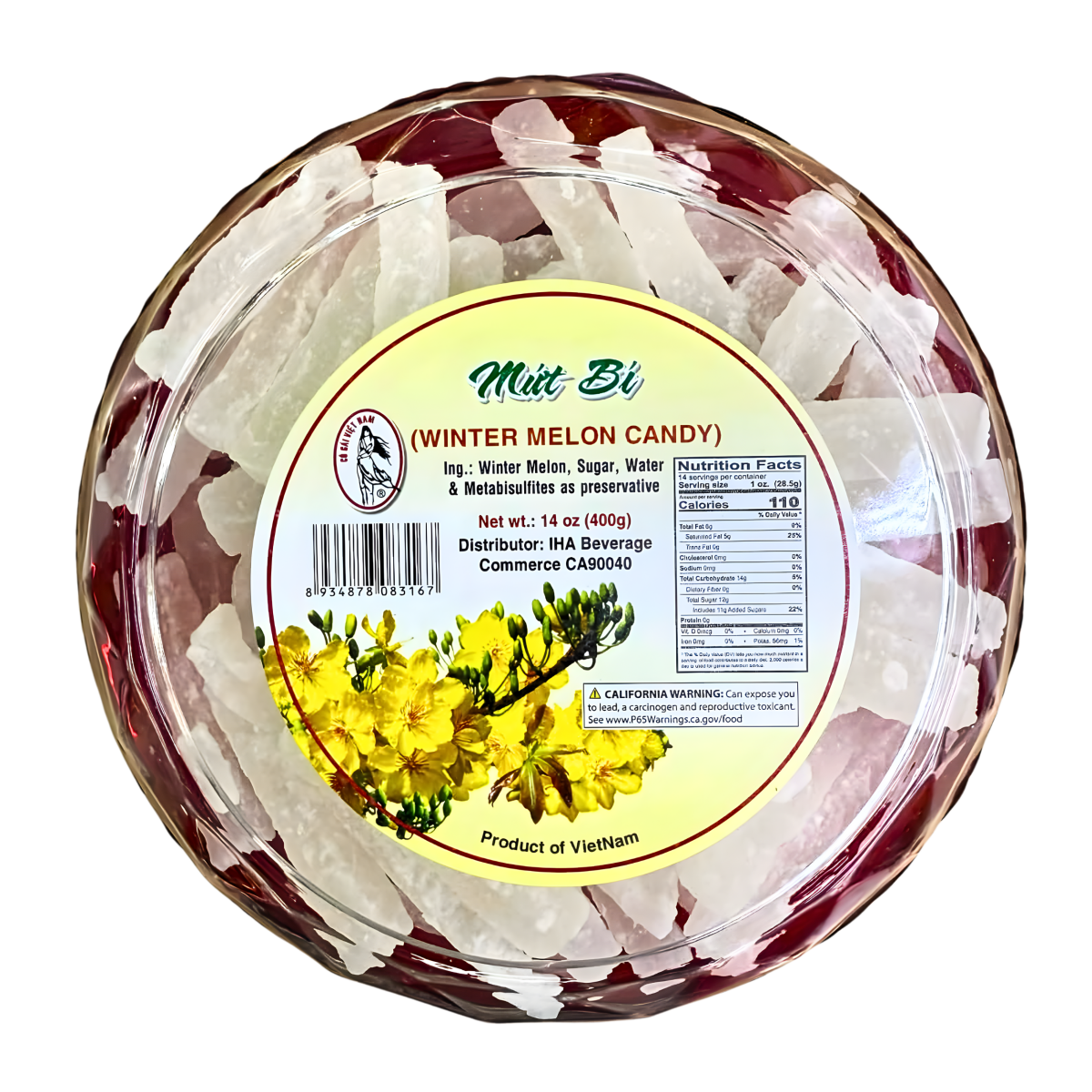 [CO GAI VIET NAM] Winter Melon Candy - 14oz - A&E Foodstore