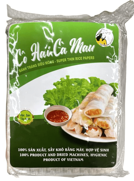 Co Hai Ca Mau super thin rice paper 8oz - A&E Foodstore