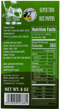 Co Hai Ca Mau super thin rice paper 8oz - A&E Foodstore