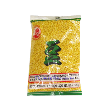 COCK BRAND PEELED SPLIT MUNG BEAN 375g - A&E Foodstore