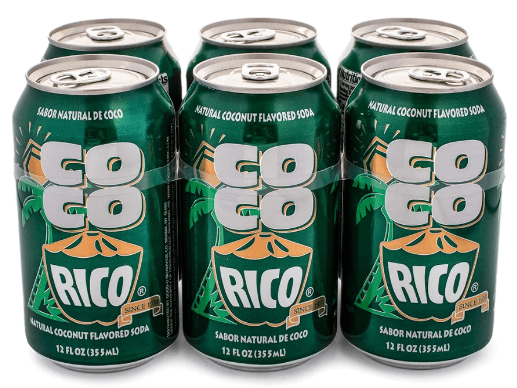 [COCO RICO] Soda - 6 cans x 12 fl.oz - A&E Foodstore