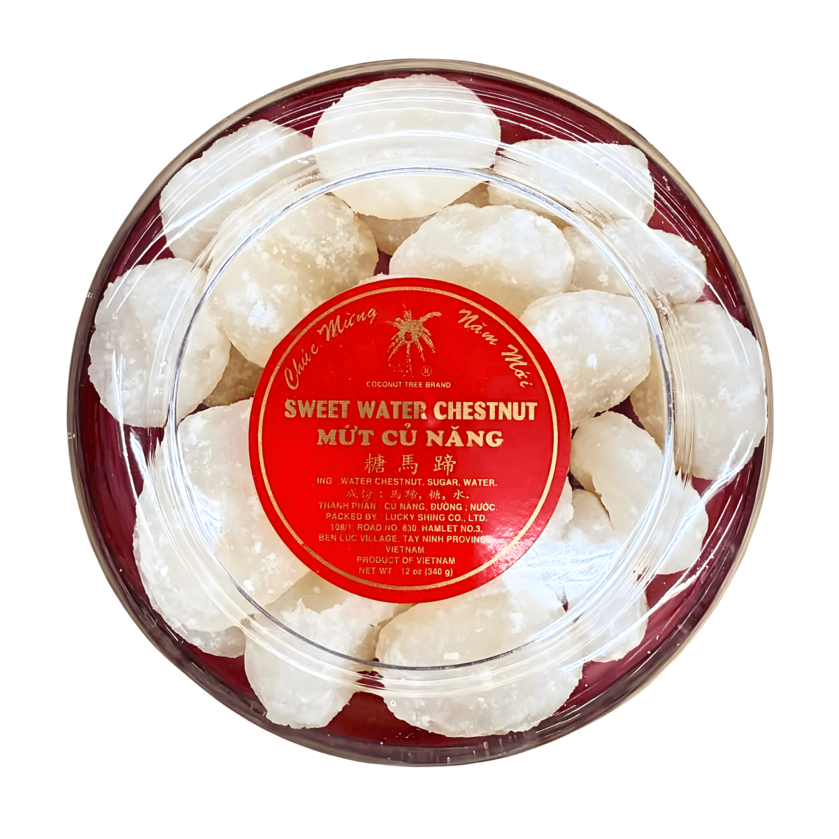 [COCONUT TREE] Sweet Water Chestnut - 12oz - A&E Foodstore