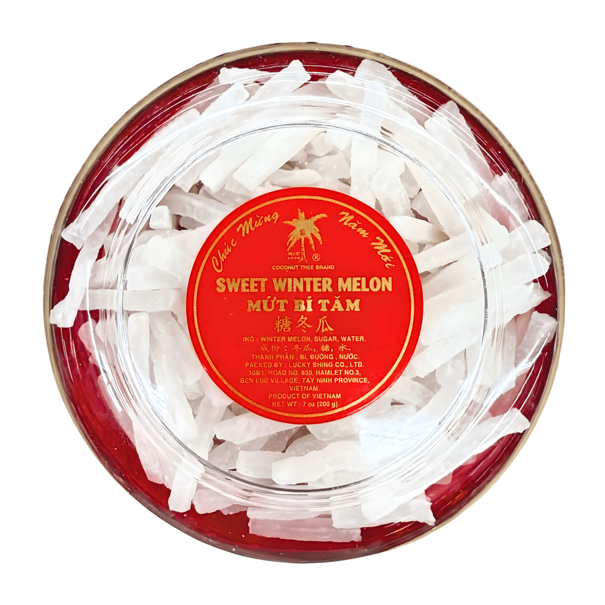 [COCONUT TREE] Sweet Winter Melon(Mut Bi Tam) - 7oz - A&E Foodstore