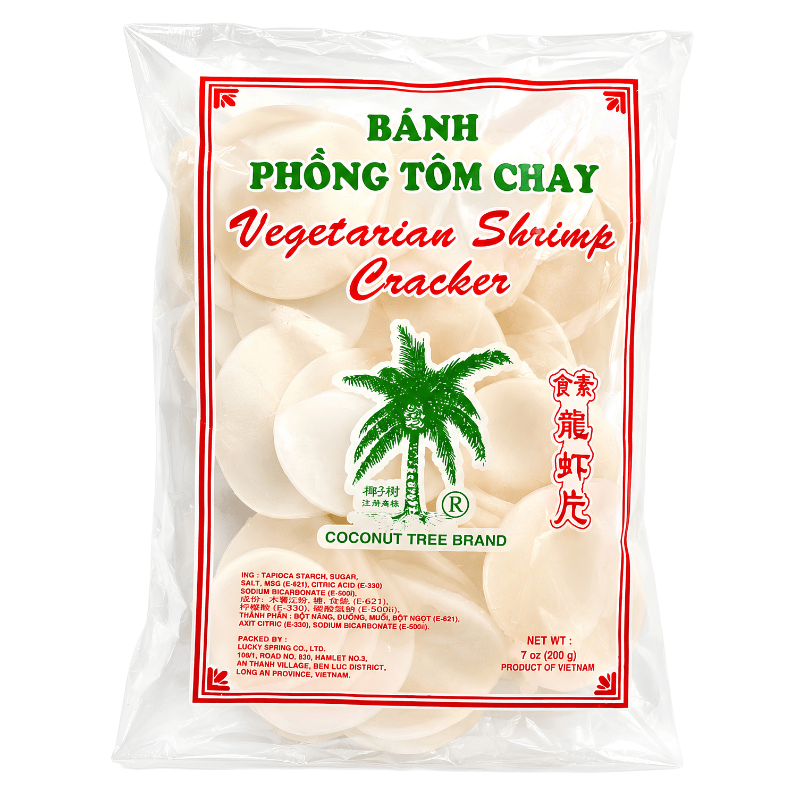 [Coconut Tree] Vegetarian Shrimp Cracker - 7oz - A&E Foodstore