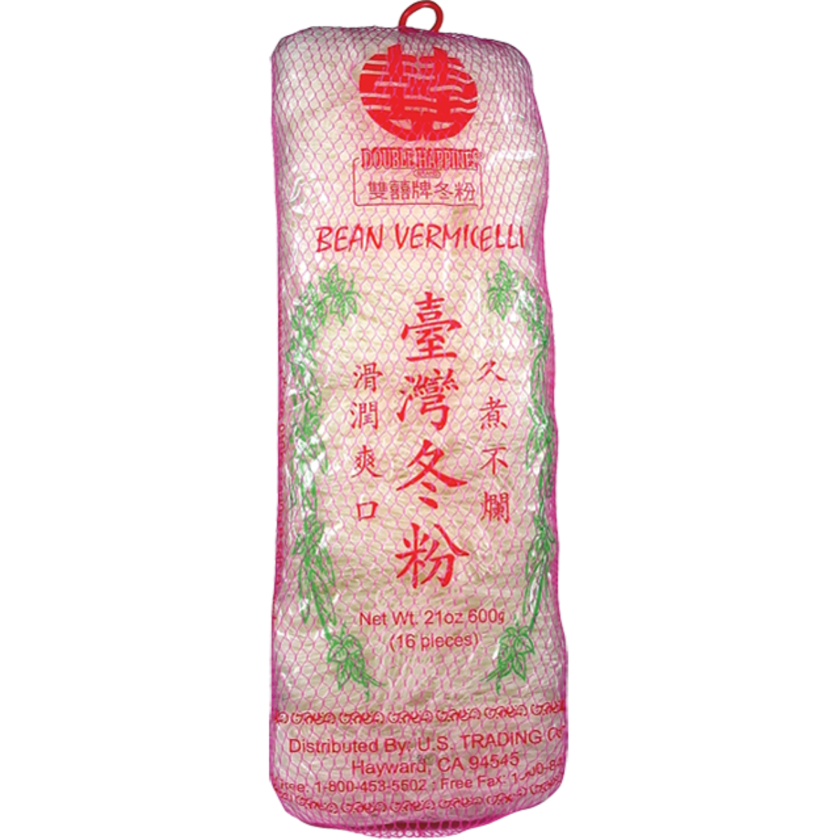 Double Happiness - Bean Thread Vermicelli Bun Tau 21 oz (8pcs) - A&E Foodstore