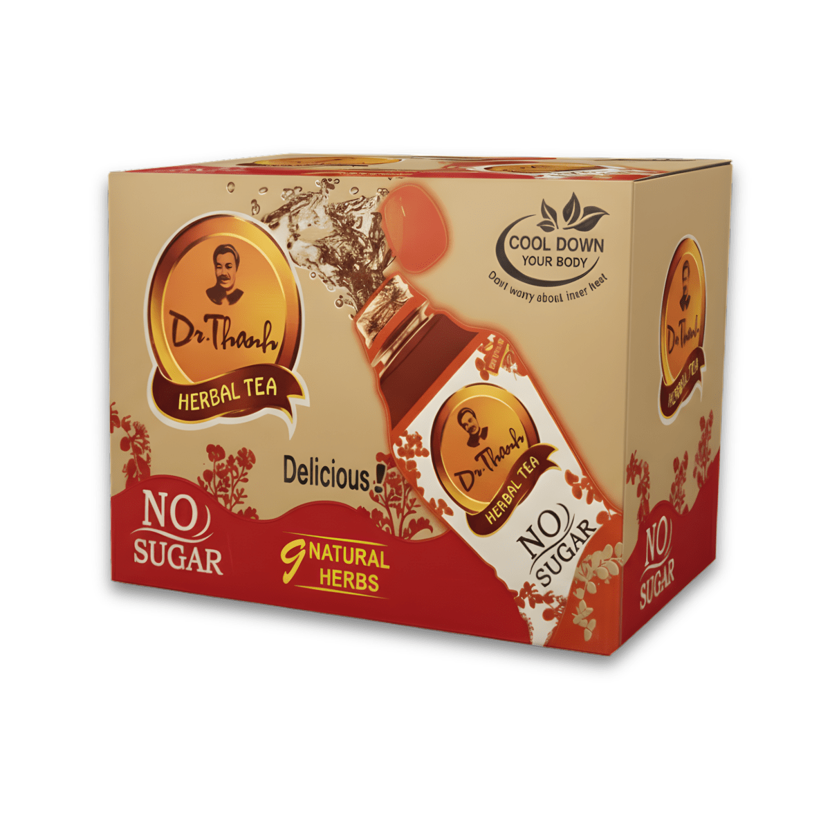 Dr. Thanh Herbal Tea No Sugar 11 oz - A&E Foodstore