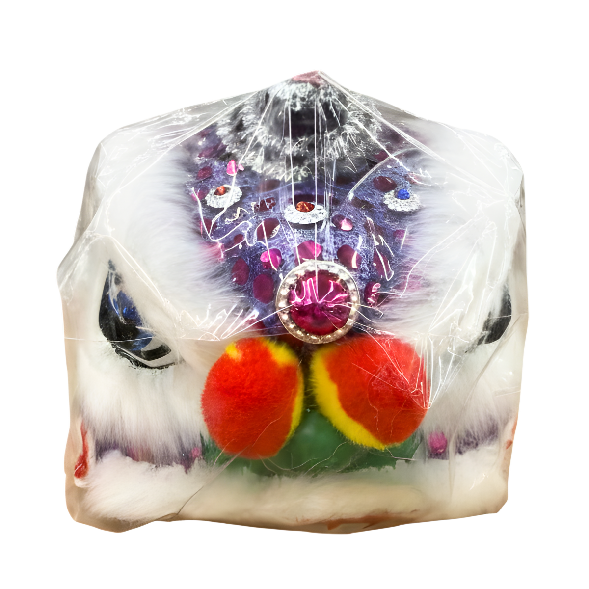 Dragon Lion Dance Puppet(Purple) - A&E Foodstore