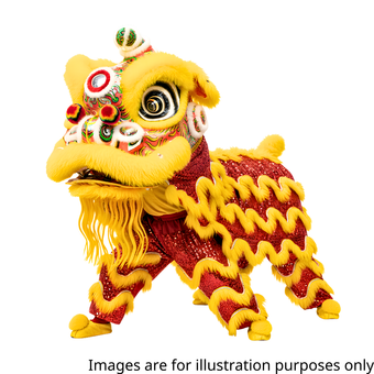 Dragon Lion Dance Puppet(Yellow)