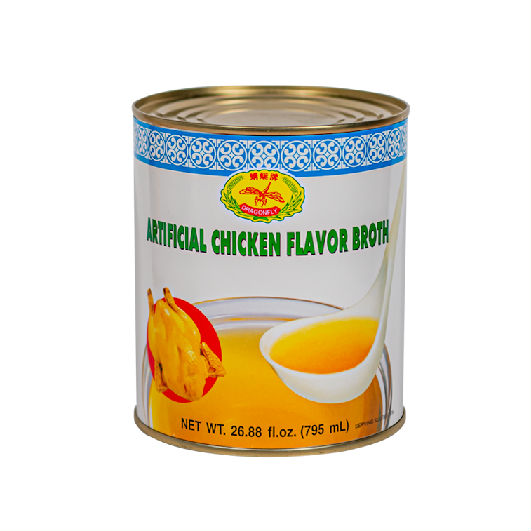 DRAGONFLY CHICKEN BROTH 795ml - A&E Foodstore